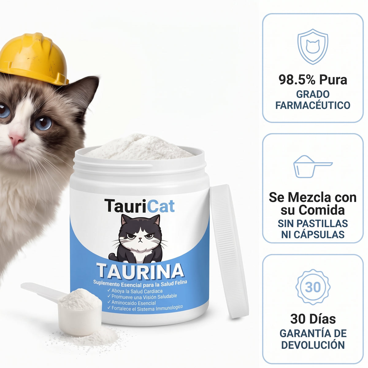 TauriCat — Protege a tu Gato de la Deficiencia Silenciosa de Taurina