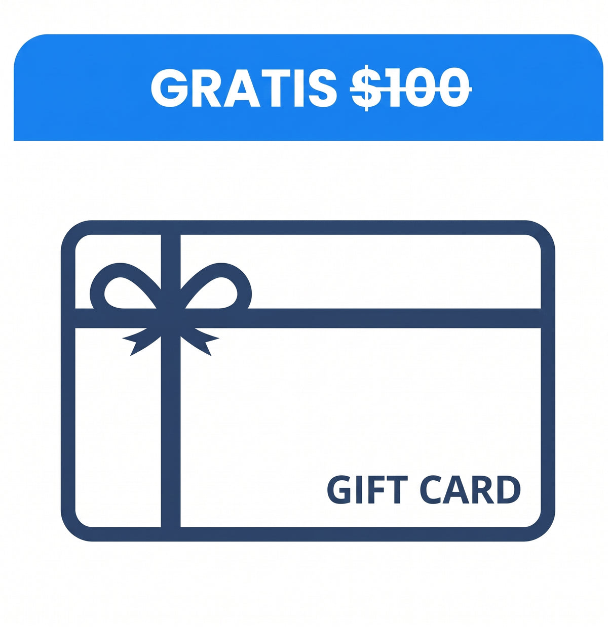 $100 Tarjeta de Regalo